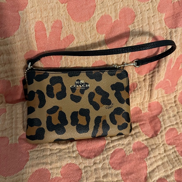 Coach Handbags - Coach Cheetah Print Wristlet